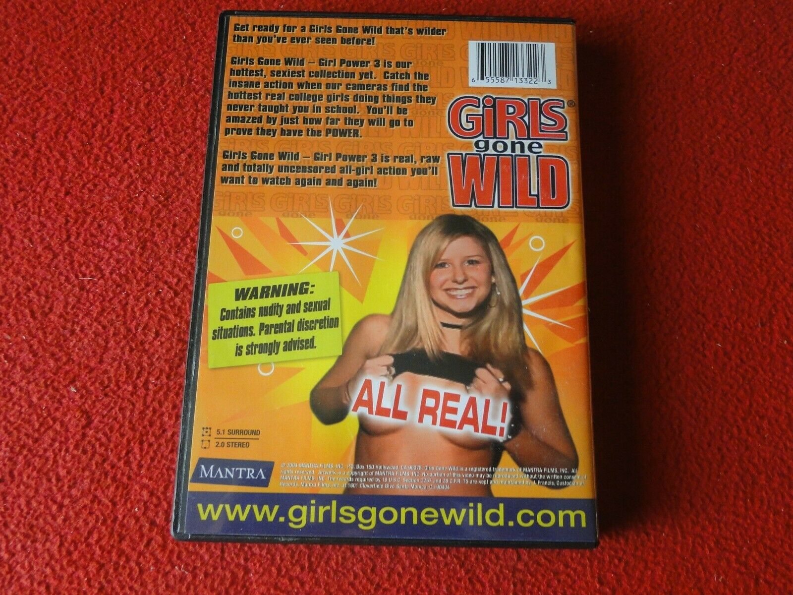 Vintage 18 Y.O. + Adult Erotic Porn XXX DVD Girls Gone Wild Girl Power â€“  Ephemera Galore