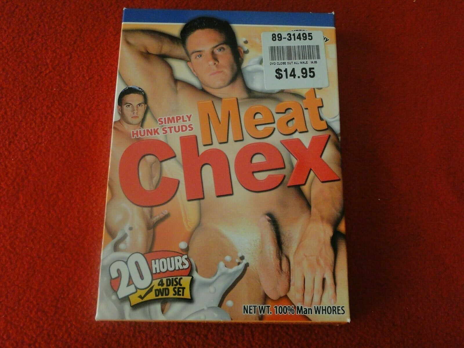 Vintage Adult All Male Gay Porn DVD XXX Meat Chex 4 Discs 20 Hours 27 –  Ephemera Galore