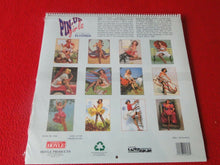 Load image into Gallery viewer, Vintage Large Semi-Nude Pinup Wall Calendar Elvgren&#39;s Pinups 12 x 12 Inches 1996
