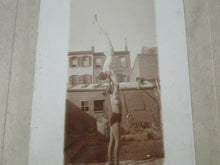 Load image into Gallery viewer, Vintage Original Gay Interest Muscle Man Acrobat Albumen Photograph
