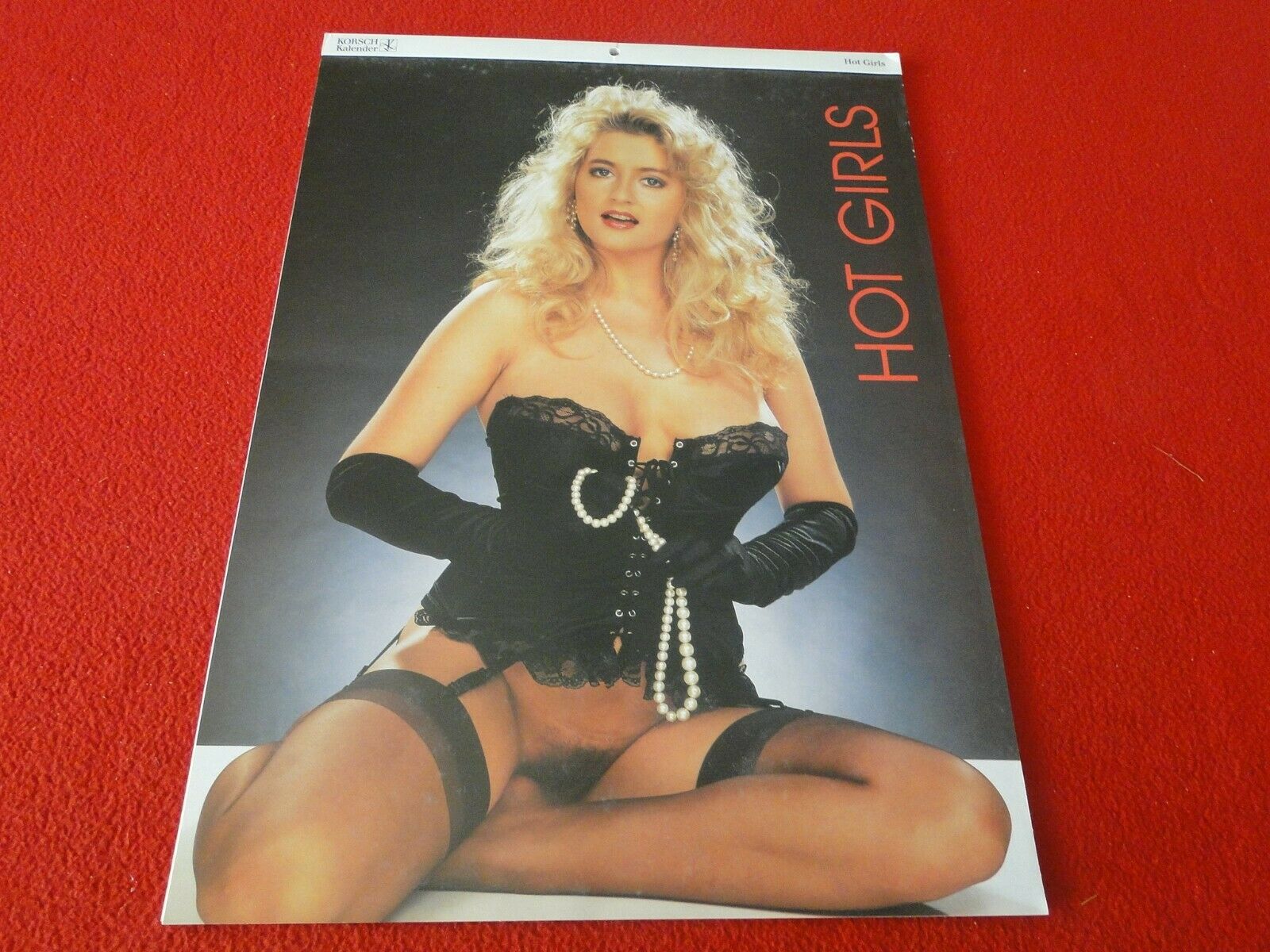 Vintage Large Semi-Nude Pinup Wall Calendar 1998 Hot Girls 16 x 12 Inches D