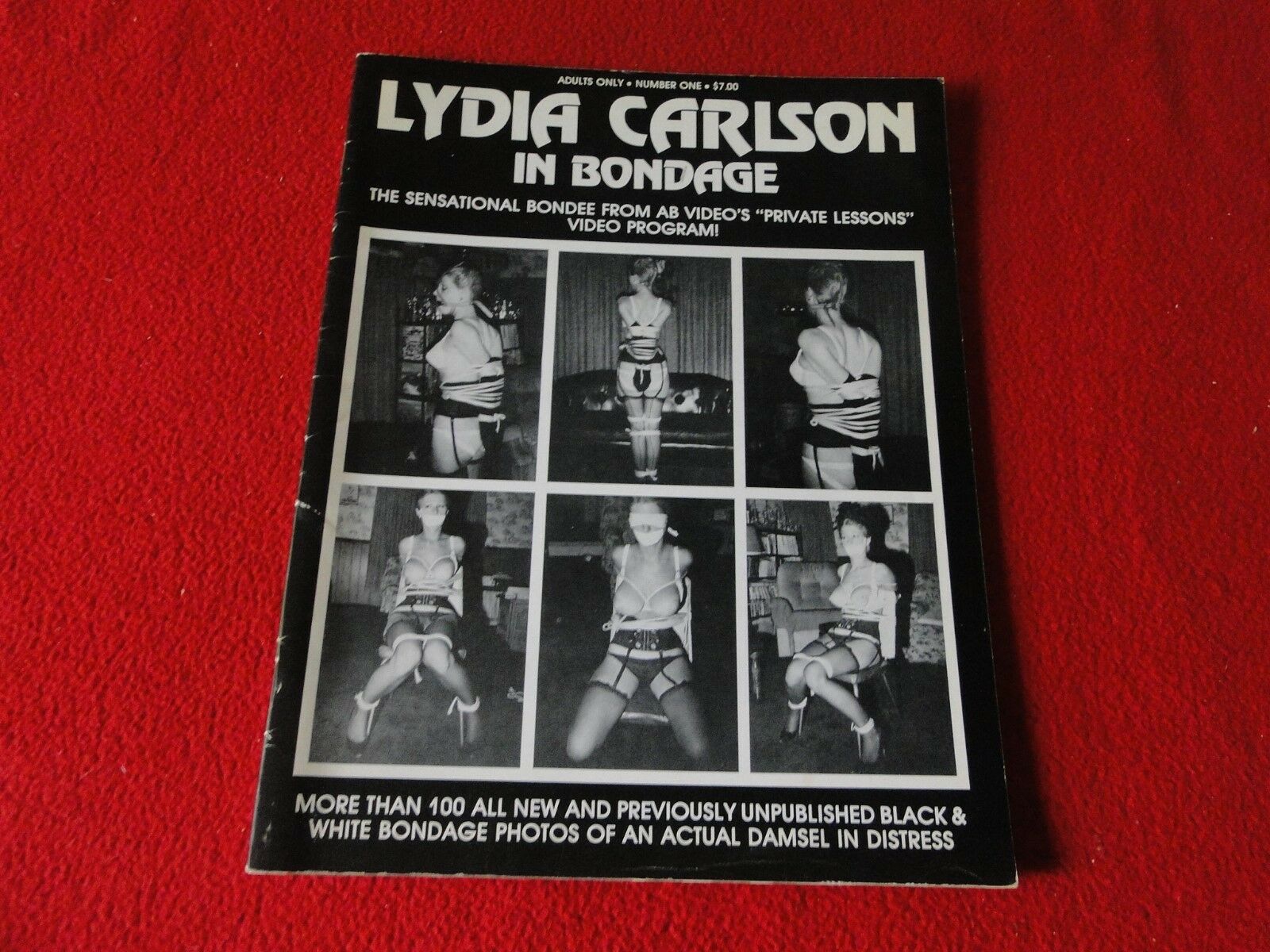 Vintage Nude Erotic Sexy Adult Magazine BDSM Lydia Carlson In Bondage –  Ephemera Galore