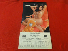 Load image into Gallery viewer, Vintage Semi-Nude Pinup Wall Calendar 1972 Al&#39;s Auto Service                   H
