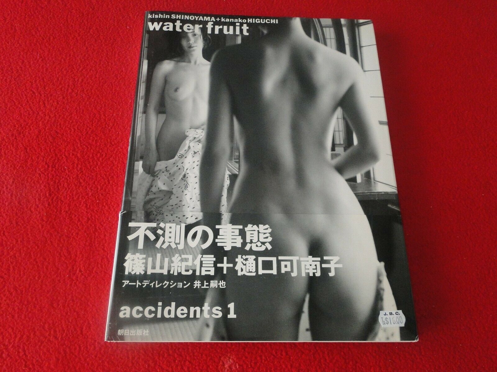 Vintage Nude Erotic Women Japanese Picture Book Kishin Shinoyama Water Fruit