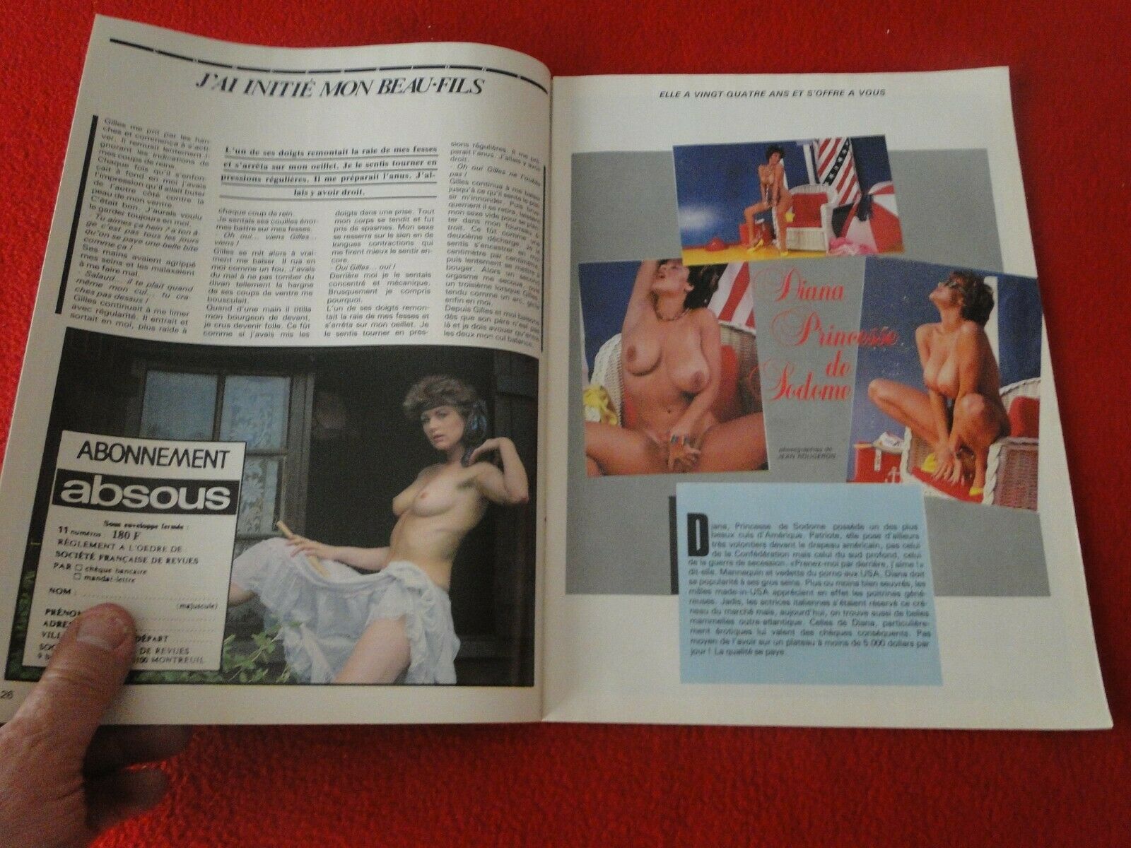 Vintage Erotic Sexy Adult XXX Porn French Magazine Absous 40A – Ephemera  Galore