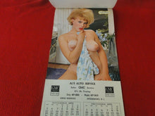 Load image into Gallery viewer, Vintage Semi-Nude Pinup Wall Calendar 1972 Al&#39;s Auto Service                   H
