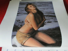 Load image into Gallery viewer, Vintage Large Semi-Nude Pinup Wall Calendar 1997 Claudia Schiffer 12 x 12      E
