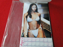 Load image into Gallery viewer, Vintage Large Semi-Nude Pinup Wall Calendar Black &amp; Beautiful 16 x 8           B
