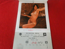 Load image into Gallery viewer, Vintage Semi-Nude Pinup Wall Calendar Playboy 1972 17 x 10                     H
