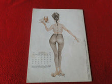 Load image into Gallery viewer, Vintage Semi-Nude Pinup Wall Calendar The Maidens 1965                         H
