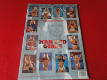 Load image into Gallery viewer, Vintage Large Semi-Nude Pinup Wall Calendar Manchester United 17 x 12 Inch 1998
