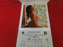 Load image into Gallery viewer, Vintage Semi-Nude Pinup Wall Calendar 1971 Playboy Michener Bros.              H
