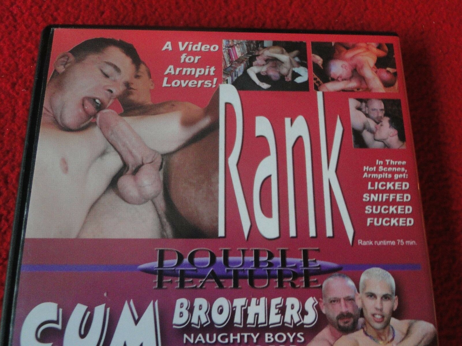 Vintage Adult All Male Gay DVD Rated XXX Rank Armpit Sex Cum Brothers –  Ephemera Galore