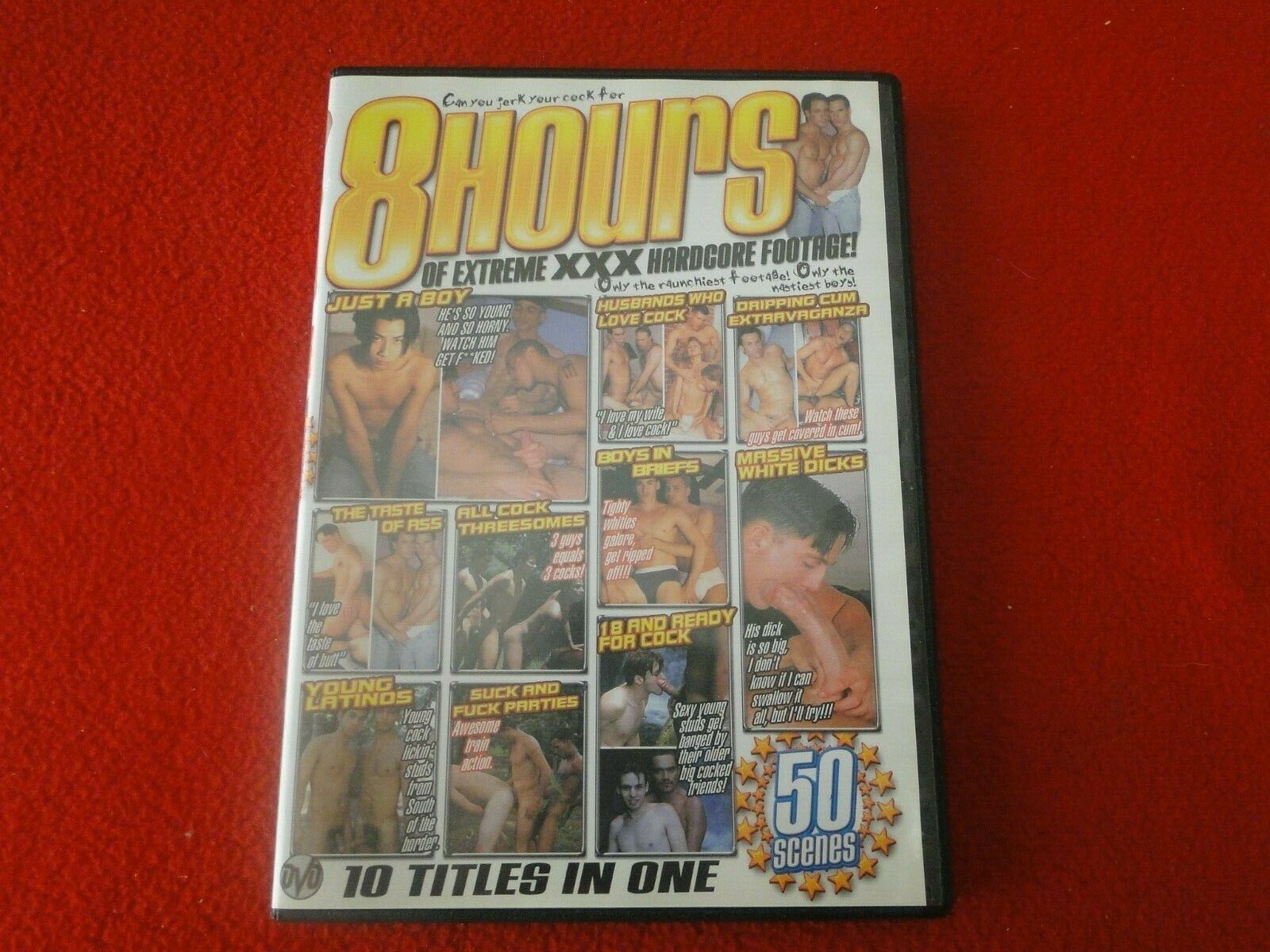 Vintage Adult All Male Gay Porn DVD XXX 8 Hours 10 Titles in One 50 Sc –  Ephemera Galore