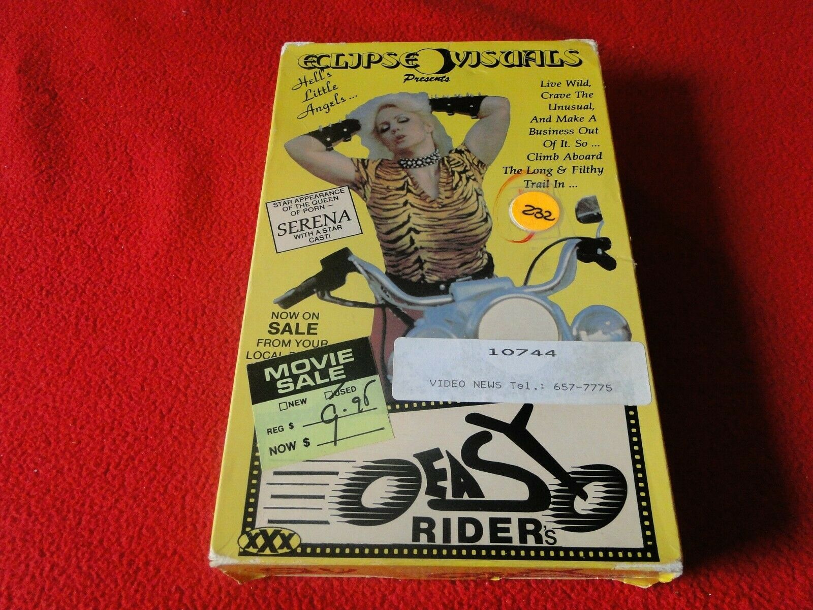 Vintage Adult XXX VHS Porn Tape Video 18 Y.O. + Easy Riders Serena 20 –  Ephemera Galore