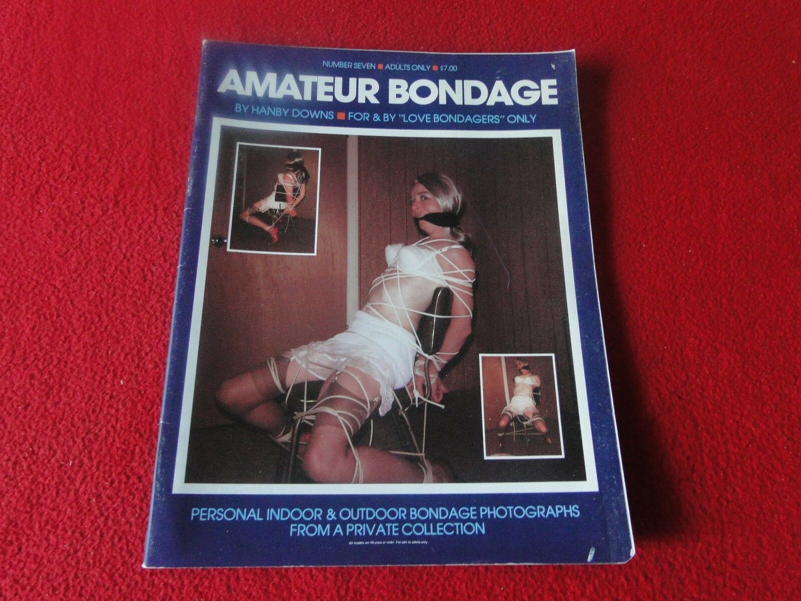 Vintage Nude Erotic Sexy Adult Magazine BDSM Amateur Bondage FA