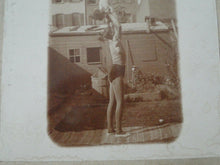 Load image into Gallery viewer, Vintage Original Gay Interest Muscle Man Acrobat Albumen Photograph
