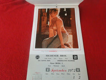 Load image into Gallery viewer, Vintage Semi-Nude Pinup Wall Calendar Playboy 1972 17 x 10                     H
