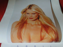 Load image into Gallery viewer, Vintage Large Semi-Nude Pinup Wall Calendar 1997 Claudia Schiffer 12 x 12      E
