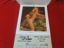 Load image into Gallery viewer, Vintage Semi-Nude Pinup Wall Calendar 1979 Playboy B&amp;B Auto                    H
