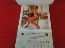 Load image into Gallery viewer, Vintage Semi-Nude Pinup Wall Calendar 1968 Playboy Michener Bros.              H
