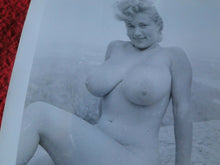 Load image into Gallery viewer, Vintage Nude Erotic Pinup Silver Gelatin Photo Virginia Bell             A76E
