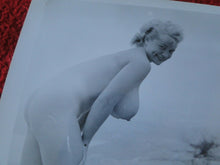 Load image into Gallery viewer, Vintage Nude Erotic Pinup Silver Gelatin Photo Virginia Bell             A76D
