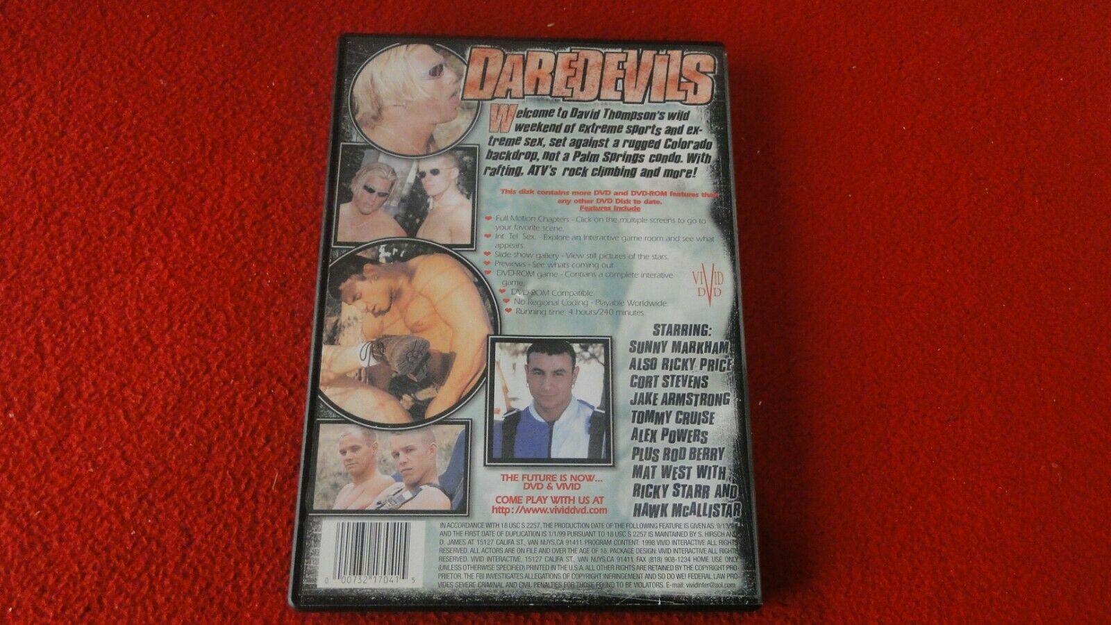 Vintage 18 Y.O. + Adult Erotic Porn XXX DVD Gay Interest Daredevils NN –  Ephemera Galore