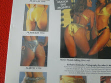 Load image into Gallery viewer, Vintage Large Semi-Nude Pinup Wall Calendar 1997 Australian Meter Maids        D
