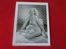 Load image into Gallery viewer, Vintage Nude Erotic Sexy Adult Woman Pinup Silver Gelatin Photo       B63
