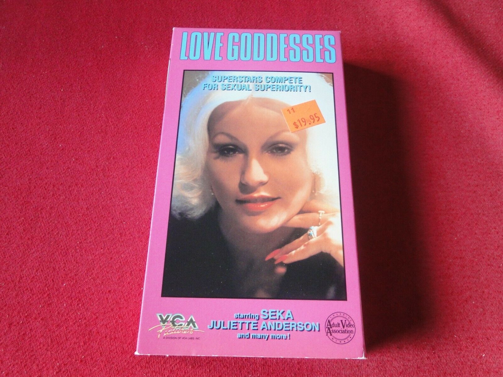 Vintage Adult Erotic Xxx Porn Vhs Tape Love Goddesses Seka Juliette An