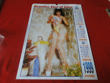 Load image into Gallery viewer, Vintage Semi-Nude Pinup Wall Calendar Beauties East of Eden 1999 20 x14        P
