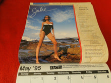 Load image into Gallery viewer, Vintage Semi-Nude Pinup Wall Calendar 1995 Supermodels Dishes 12 x 12          G
