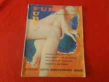 Load image into Gallery viewer, Vintage 18 Y.O.+ Nude Erotic Adult Men&#39;s Magazine Fury April 1963            G67
