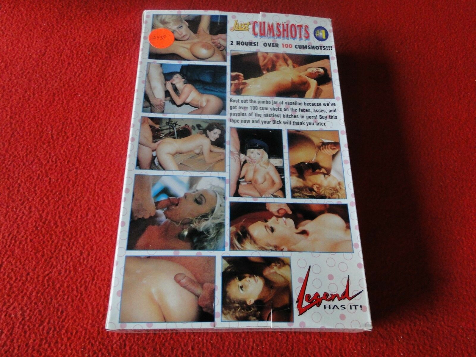 Vintage Adult XXX VHS Porn Tape Just Cumshots 10 – Ephemera Galore