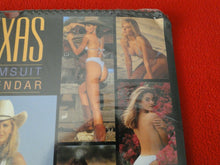 Load image into Gallery viewer, Vintage Large Semi-Nude Pinup Wall Calendar 1997 Texas Swimsuit SEALED 15 x 15 D
