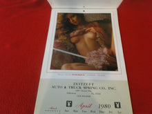 Load image into Gallery viewer, Vintage Semi-Nude Pinup Wall Calendar 1980 Playboy Zeitzeff Auto &amp; Truck       H
