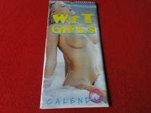 Load image into Gallery viewer, Vintage Large Semi-Nude Pinup Wall Calendar Wet Girls 16 x 8                   B
