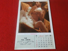 Load image into Gallery viewer, Vintage Semi-Nude Pinup Wall Calendar 1977 Playboy 12 x 8 F&amp;M Tool Center      H
