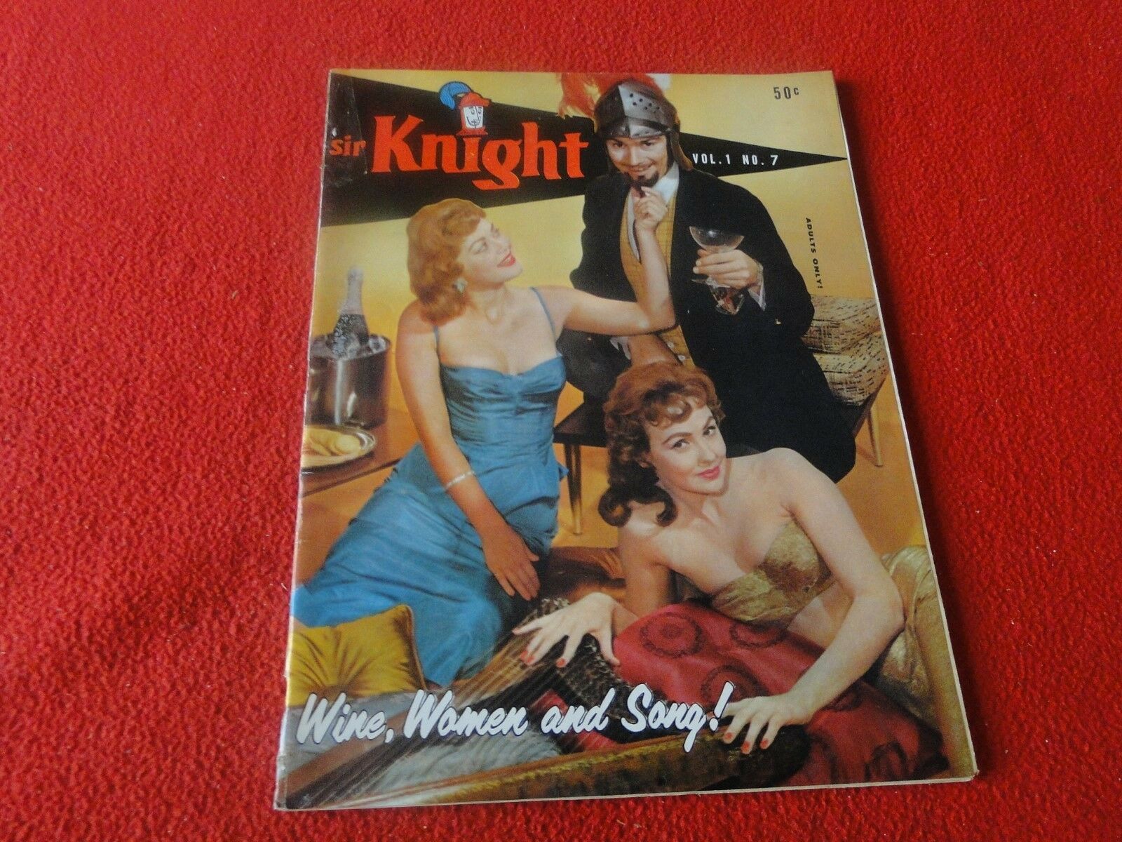 Vintage Erotic Sexy Nude Pinup Women Magazine Sir Knight June Wilkinso –  Ephemera Galore