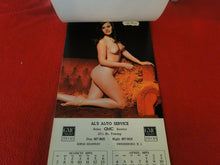 Load image into Gallery viewer, Vintage Semi-Nude Pinup Wall Calendar 1971 Al&#39;s Auto Service                   H
