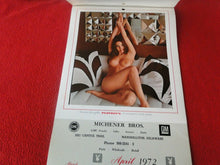 Load image into Gallery viewer, Vintage Semi-Nude Pinup Wall Calendar Playboy 1972 17 x 10                     H
