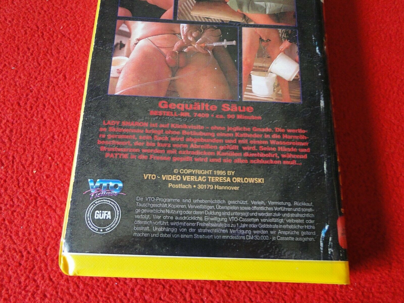 Xxx Cg V - Vintage Adult XXX VHS Porn Tape Video 18 Y.O. + BDSM Foreign Geoqualte â€“  Ephemera Galore