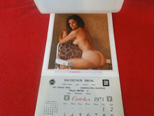 Load image into Gallery viewer, Vintage Semi-Nude Pinup Wall Calendar 1971 Playboy Michener Bros.              H
