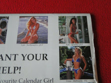 Load image into Gallery viewer, Vintage Large Semi-Nude Pinup Wall Calendar 1997 Australian Swimsuit SEALED    C
