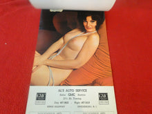 Load image into Gallery viewer, Vintage Semi-Nude Pinup Wall Calendar 1971 Al&#39;s Auto Service                   H
