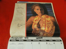 Load image into Gallery viewer, Vintage Semi-Nude Pinup Wall Calendar 1995 Supermodels Dishes 12 x 12          G
