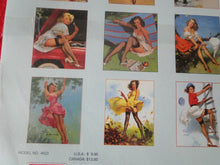 Load image into Gallery viewer, Vintage Large Semi-Nude Pinup Wall Calendar Elvgren&#39;s Pinups 12 x 12 Inches 1996
