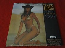 Load image into Gallery viewer, Vintage Semi-Nude Pinup Wall Calendar 1997 Texas Swimsuit 15 x 15 SEALED       H
