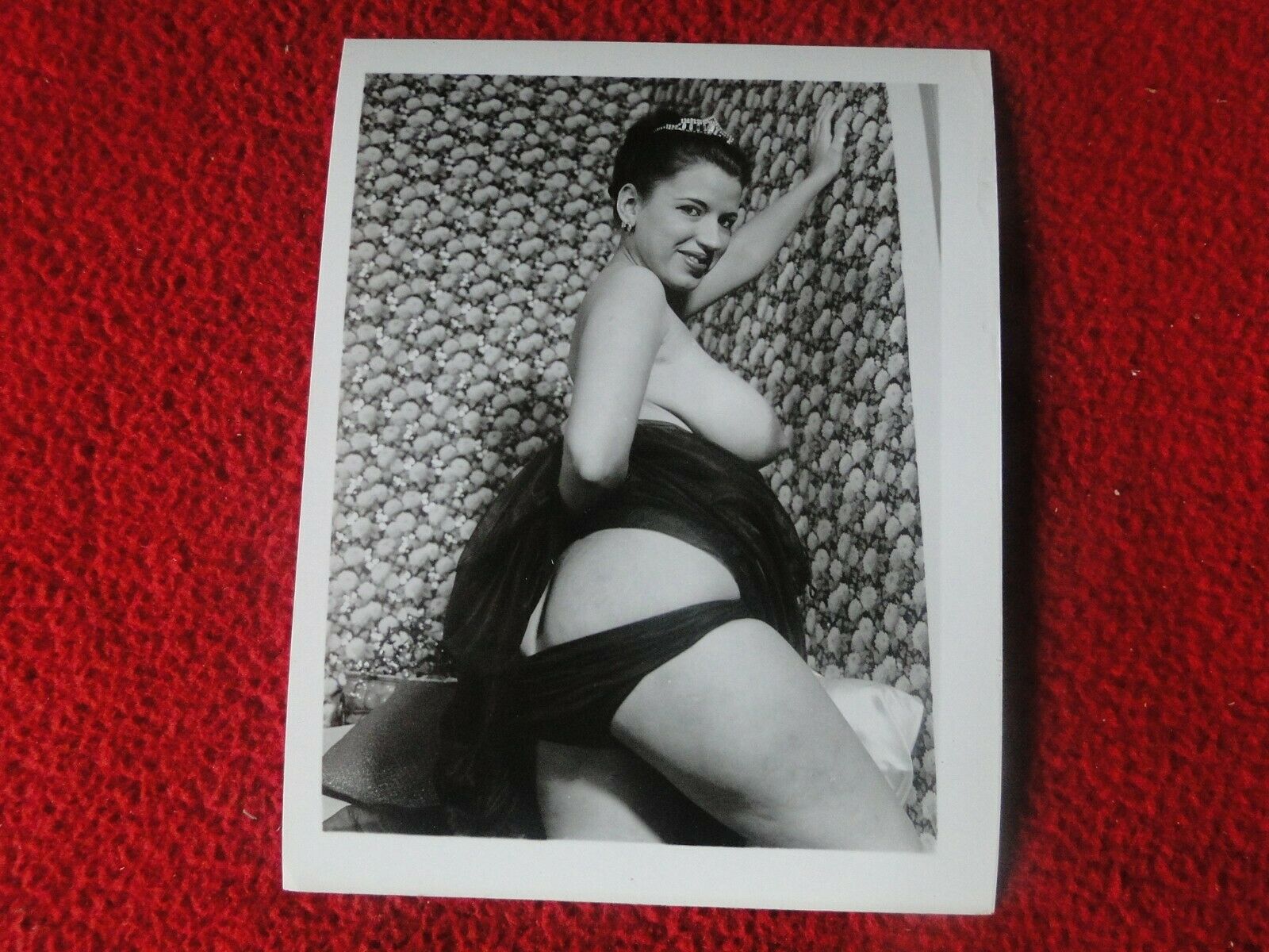 Vintage Nude Sexy Woman Adult Pinup Silver Gelatin 5 x 4 Photo A71a